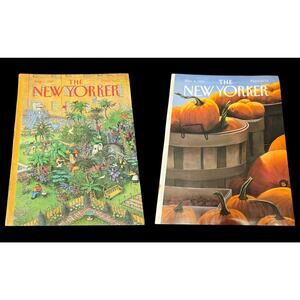 Vintage The New Yorker August 5th & November 4th 1991 Magazines